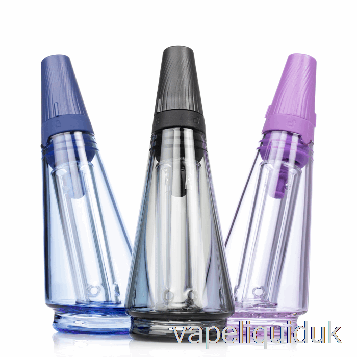 Puffco Colored Travel Glass Ribbon Pink Vape Liquid